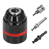 Rápida Portabrocas de Taladro 1,5-13mm, Rosca 1/2'' 20UNF Accesorios Taladro, con...