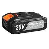 Batería de 20 V para taladro eléctrico, color gris