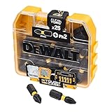 DEWALT DCF900P2T-QW - Juego de Puntas de Torsion SBS, 25 Piezas x PH2 25mm, Para...