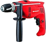 Einhell Taladro percutor TC-ID 710 E, 710 W, interruptor de bloqueo, portabrocas 1.5...